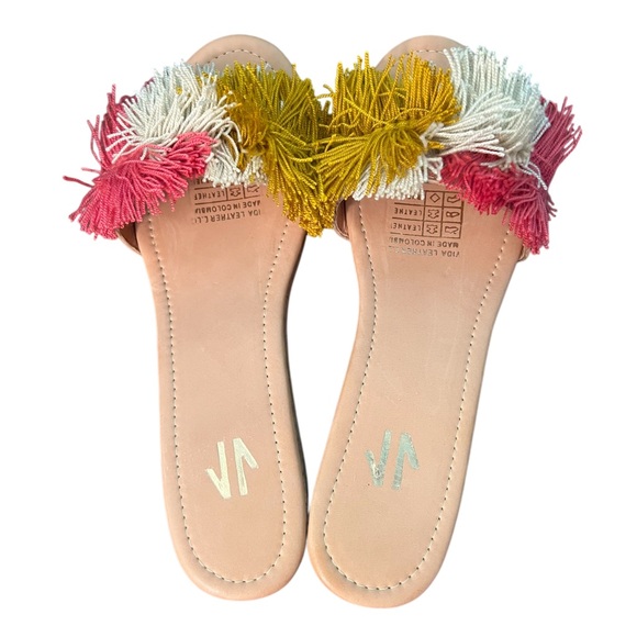 Silvia Cobos Shoes - Silvia Cobos slides/wedges Genuine leather uppers; rubber soles.  Size 12